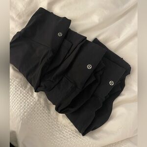 lulu lemon leggings - 3 pair bundle!